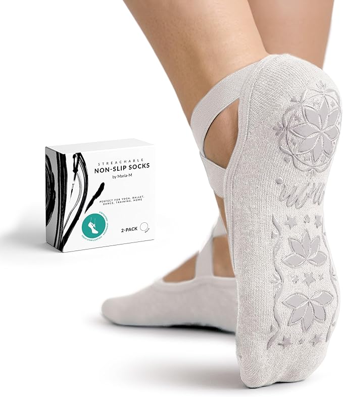 Maria-M 2 Pairs Yoga Socks