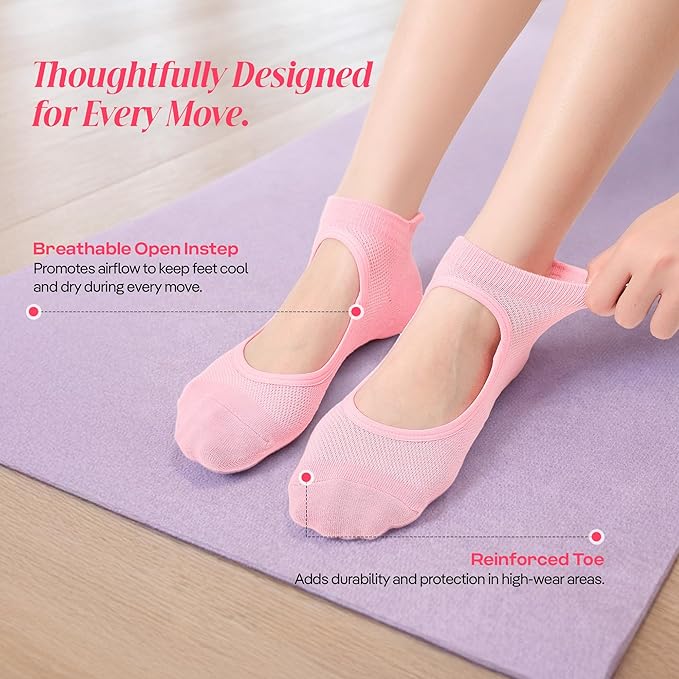 CoolMate Pilates Socks - Image 2